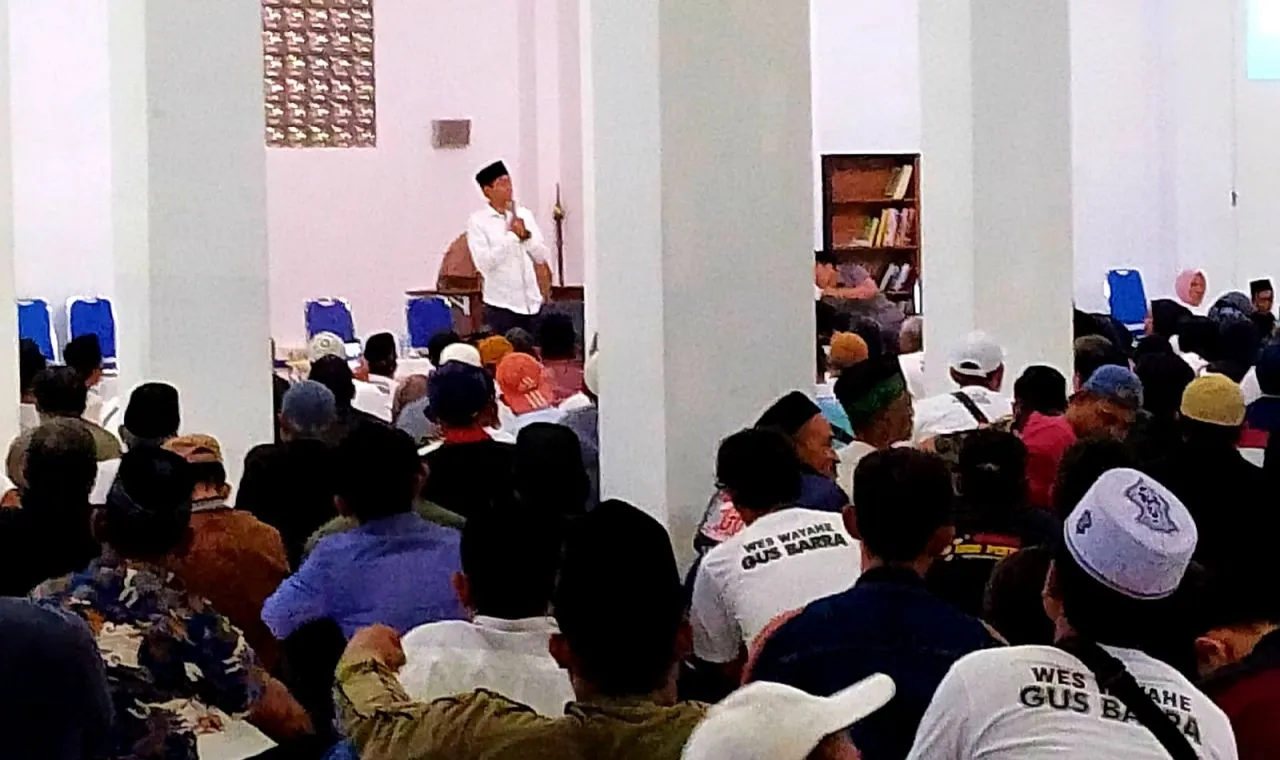 Ratusan Relawan Gus Bara Antusias dan Semangat Ikuti Materi Bimtek