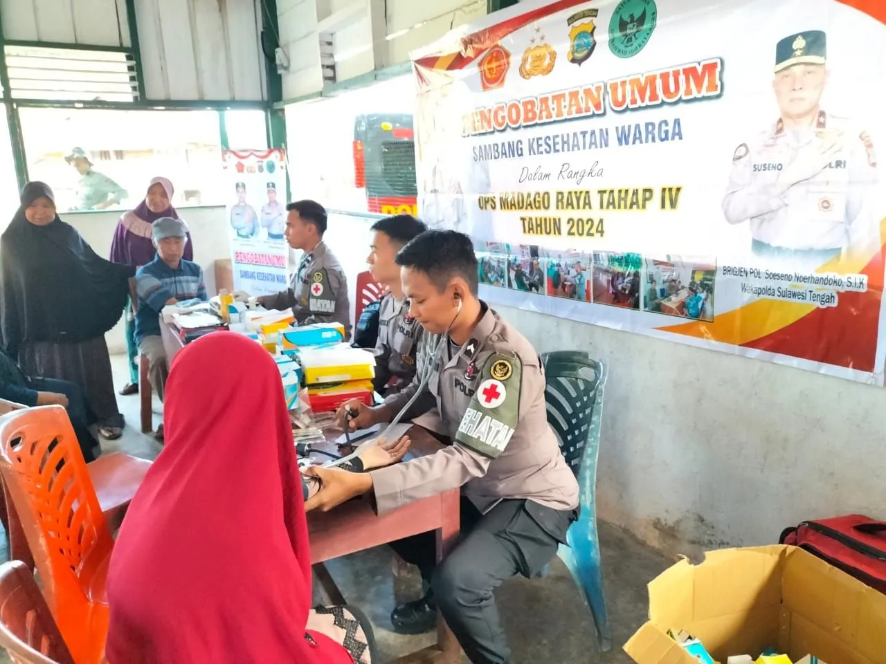 76 Warga Tamanjeka Dapat Pelayanan Kesehatan Gratis oleh Satgas Madago Raya