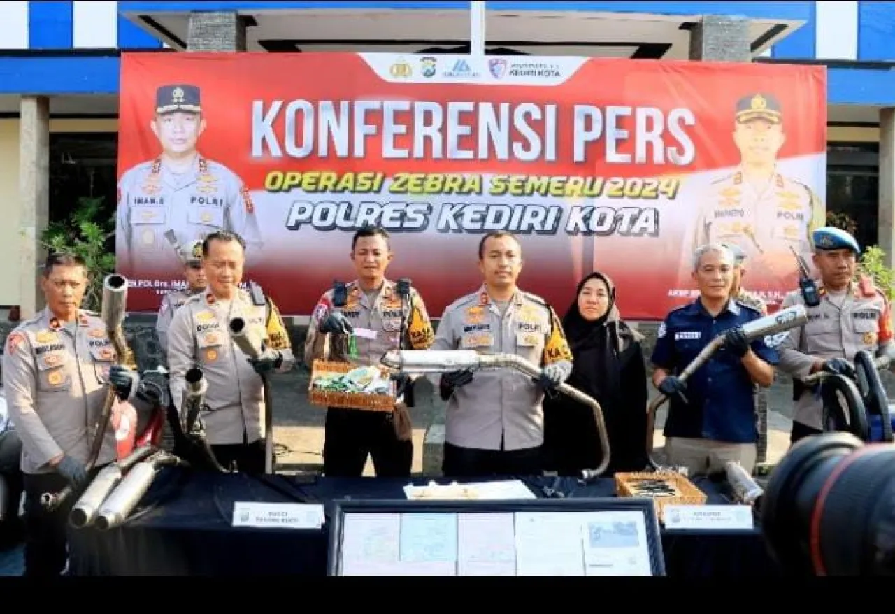 Satlantas Polresta Kediri "Obral" Puluhan Ribu Lembar Teguran