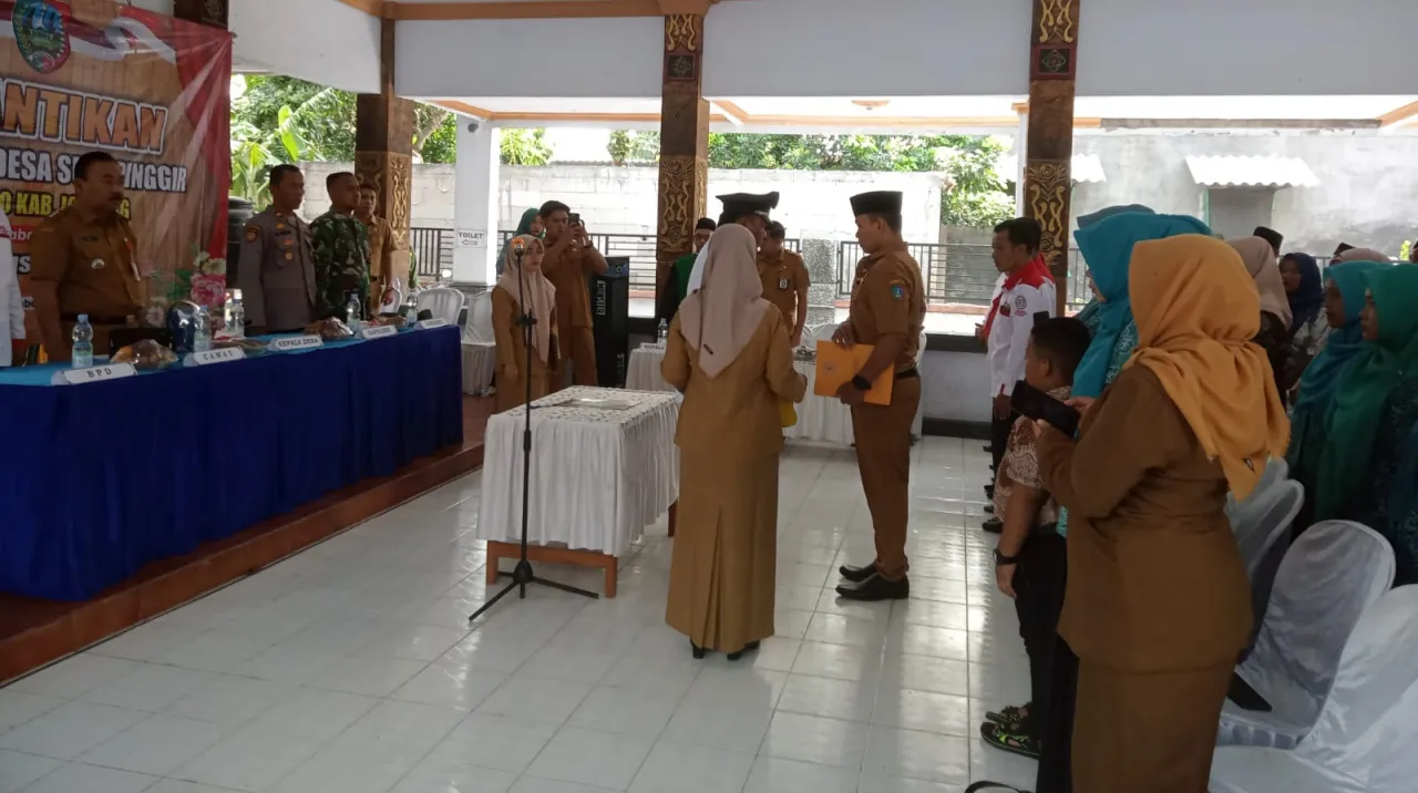 Usai Dilantik Candra Agus Setyawan Sah Duduki Jabatan Kasun Pinggir