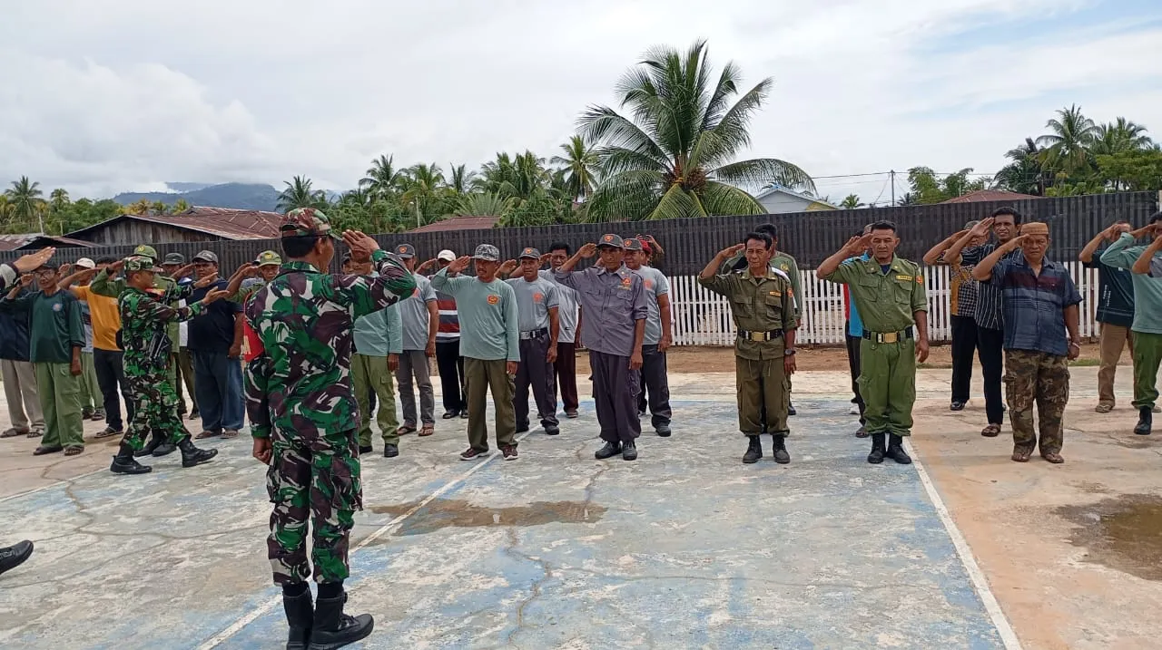 Kapolsek Moutong Pimpin Apel Siaga dan Pembekalan PKTPS se-Kecamatan Moutong