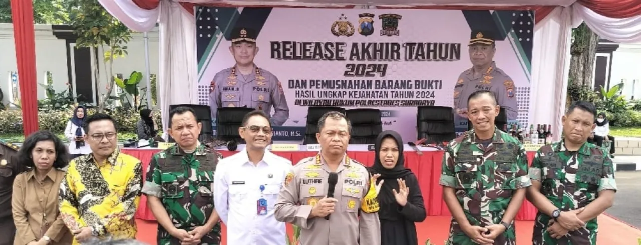 Sinergi TNI-Polri, Surabaya Bebas dari Kejahatan
