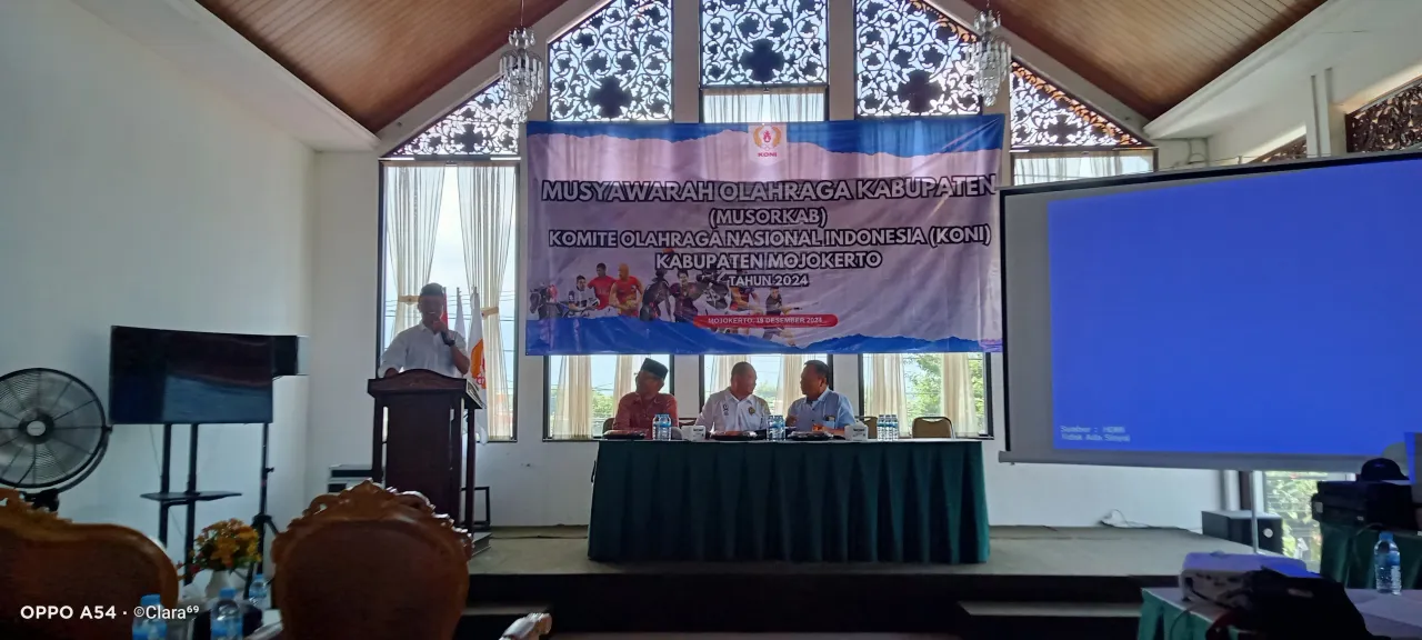 Imam Suyono Terpilih Jadi Ketua KONI Kabupaten Mojokerto Periode 2024-2029