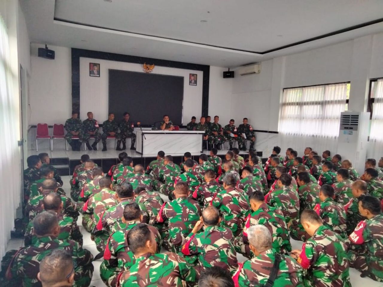 Lakorsar : Dandim 0619/PWK Letkol Arm Andi Achmad Afandi, S. Sos, M.Si pimpin apel kegiatan Lakorsar untuk Bhabinsa wilayah jajaran Kodim 0619/PWK