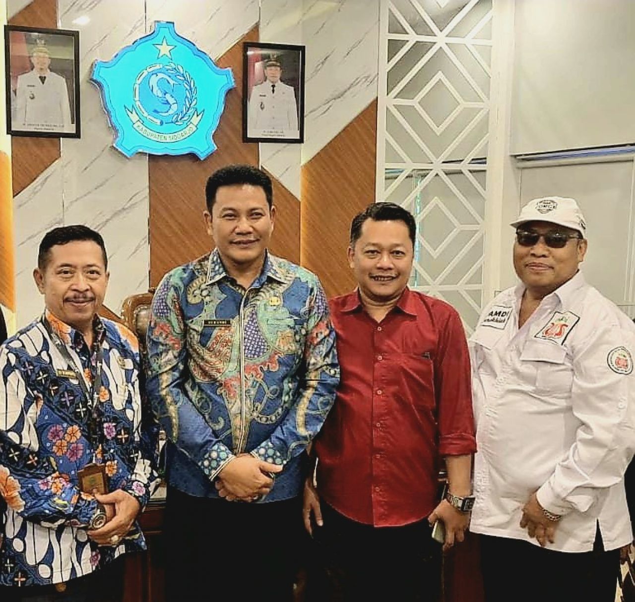 Suport : Wakil Bupati Sidoarjo H Subandi.SH., menerima kedatangan pengurus DPC PAMDI Sidoarjo