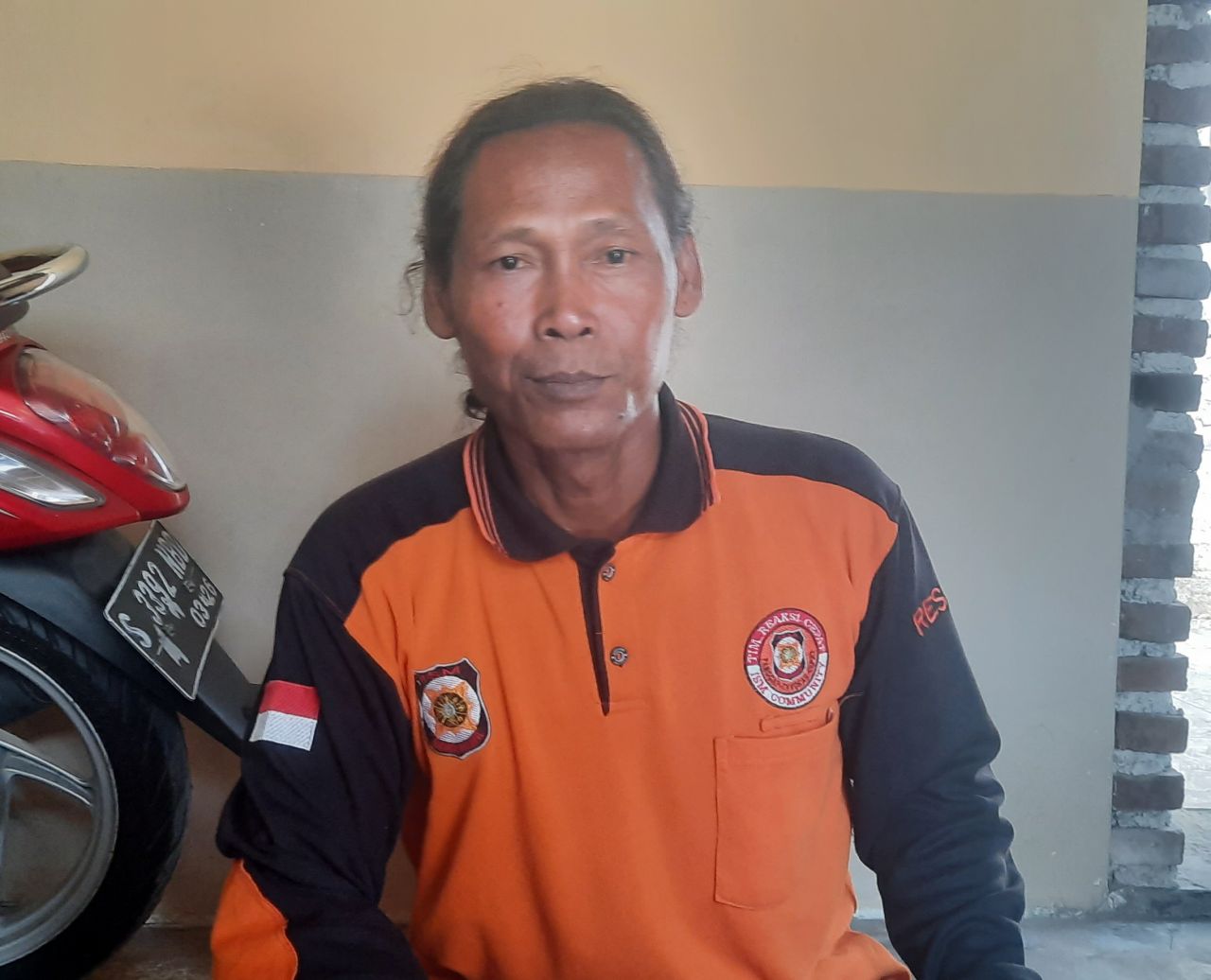 Yanto Ketua RT 03 RW 02 yang juga Panitia PTSL Desa Sidomulyo Kecamatan Bangsal mengklarifikasi isu seputar biaya PTSL (foto : redaksi_beritaformat.com)