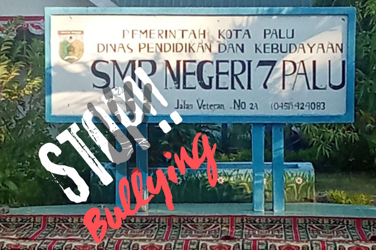 Tampak depan SMPN 7 Kota Palu (foto : asri_beritaformat.com)