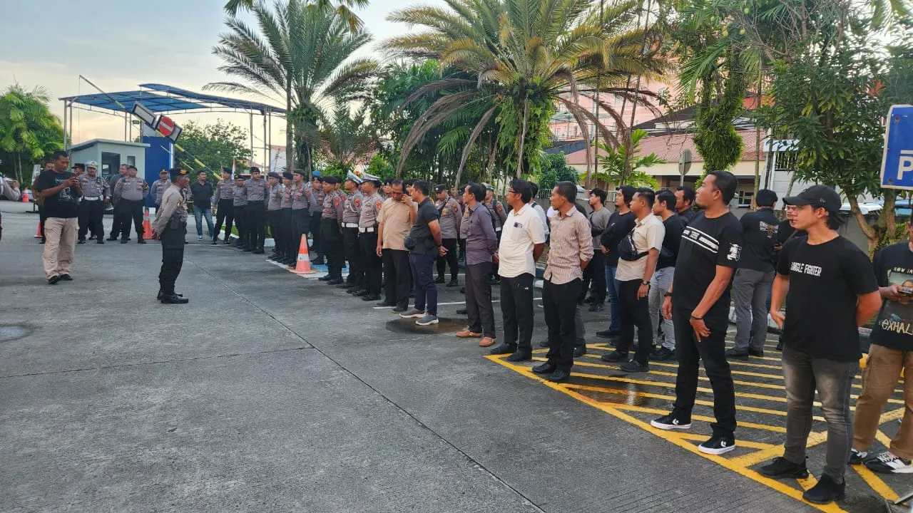 Polresta Balikpapan Siapkan 82 Personil untuk Pengamanan Penetapan Calon Terpilih