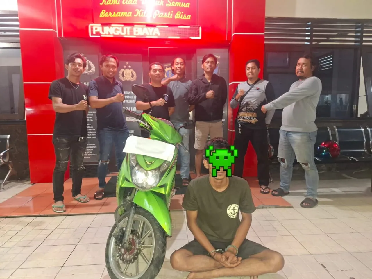 Polisi Tangkap Residivis Curanmor di Balikpapan Utara