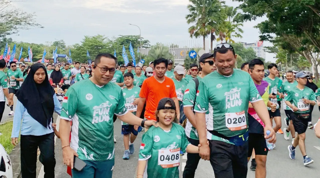 Kaltim Post Gelar Fun Run 5K, Kapolresta Balikpapan Buka Acara