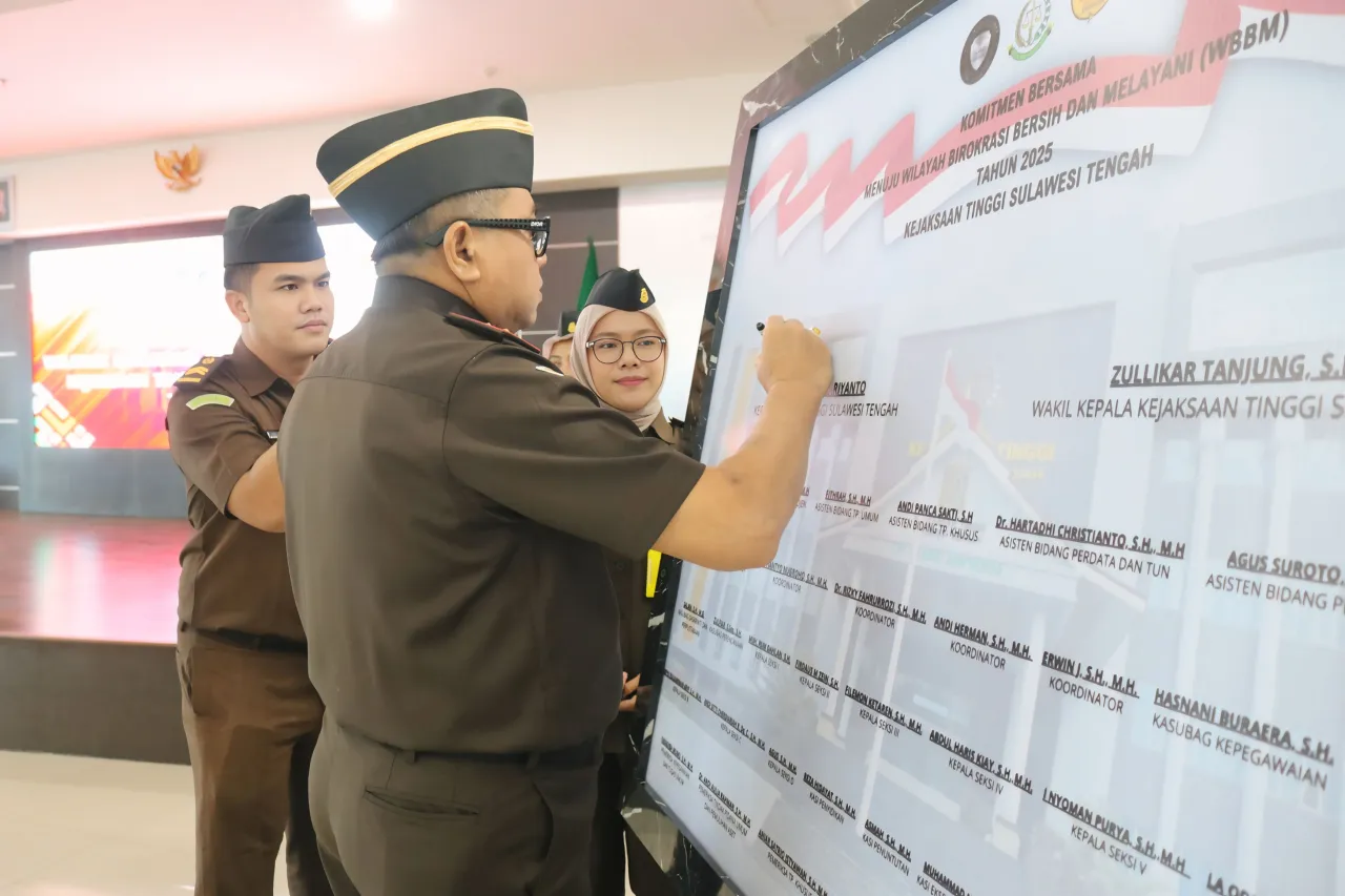 Kajati Sulteng: Pembangunan Zona Integritas Bukan Sekadar Predikat