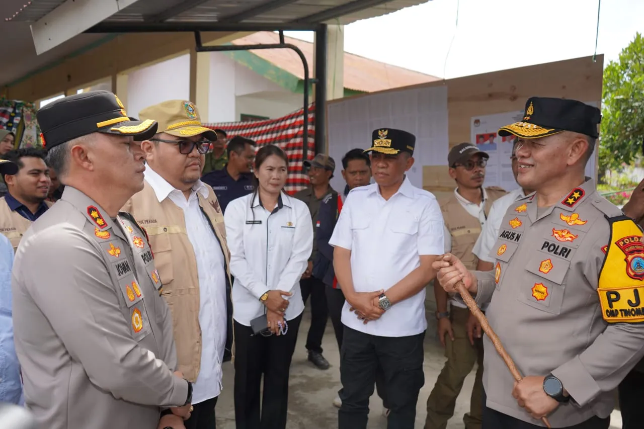 Kapolda Sulteng Tinjau Langsung Pelaksanaan PSU di Parigi Moutong