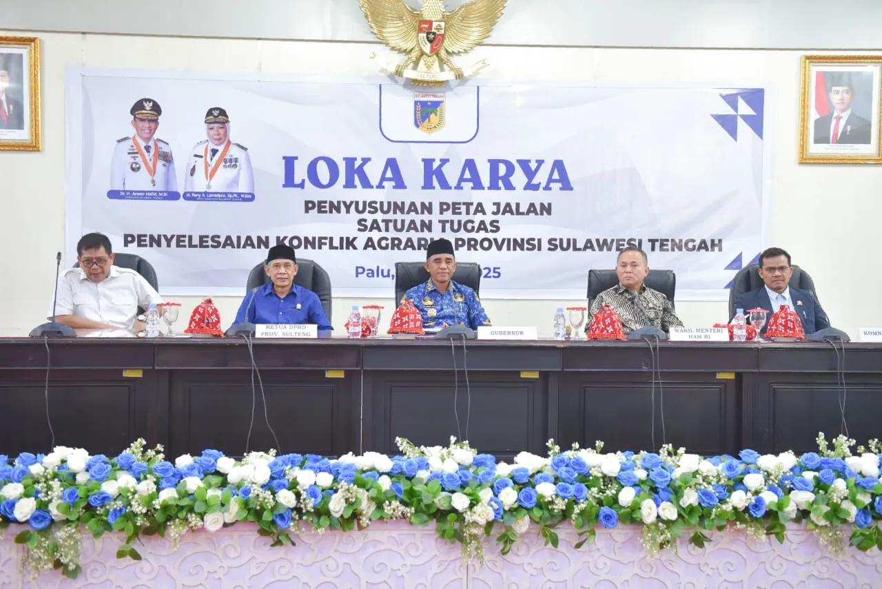 Gubernur Sulteng: Penyelesaian Konflik Agraria Harus Cepat dan Fokus
