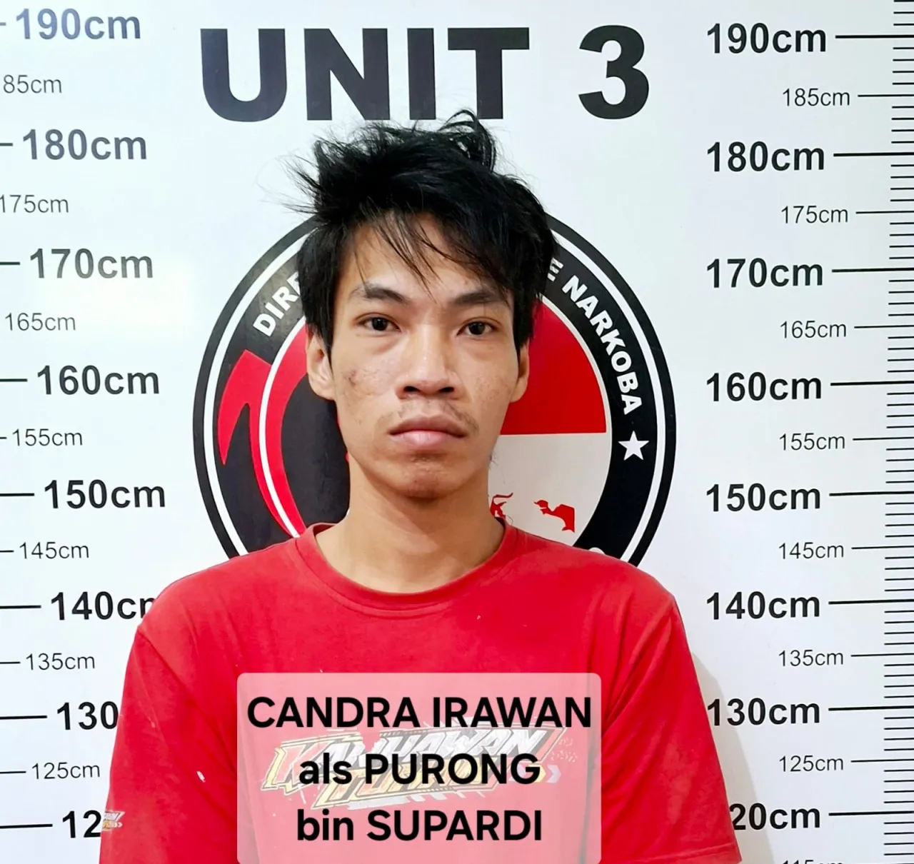 Polres Mojokerto Tangkap Kurir Sabu di Jetis, Barang Bukti 2,4 Gram Disita