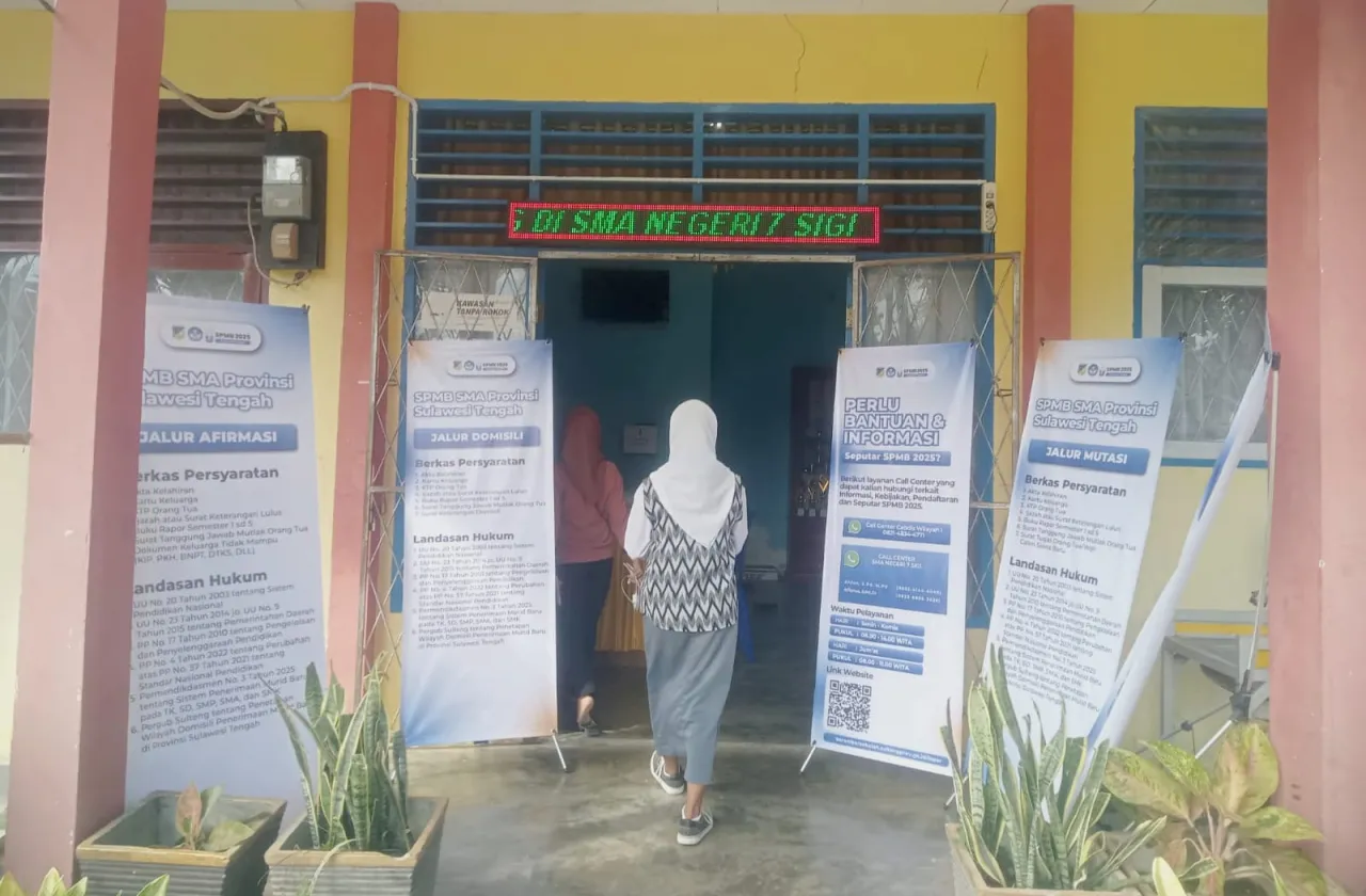 SMAN 7 Sigi Gelar SPMB Online, 140 Siswa Sudah Mendaftar