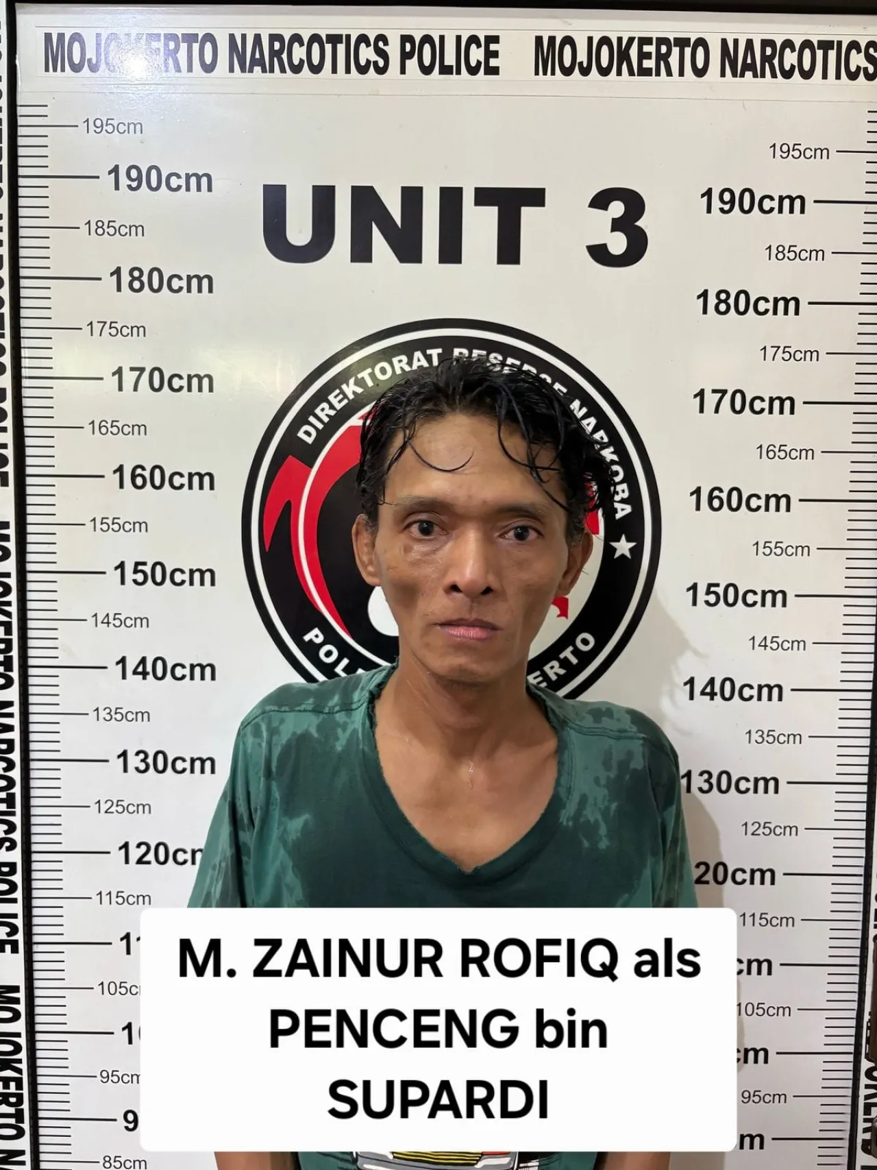 Polres Mojokerto Ungkap Kasus Penyalahgunaan Narkoba, Tersangka 45 Tahun Ditangkap