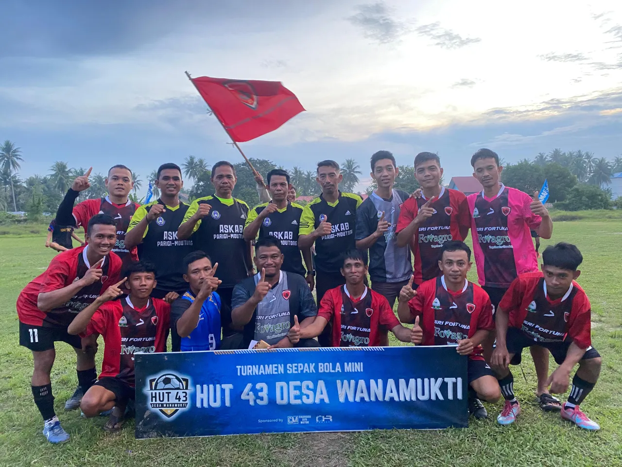 FC Wanut Puncaki Turnamen Sepak Bola Mini di Kecamatan Bolano