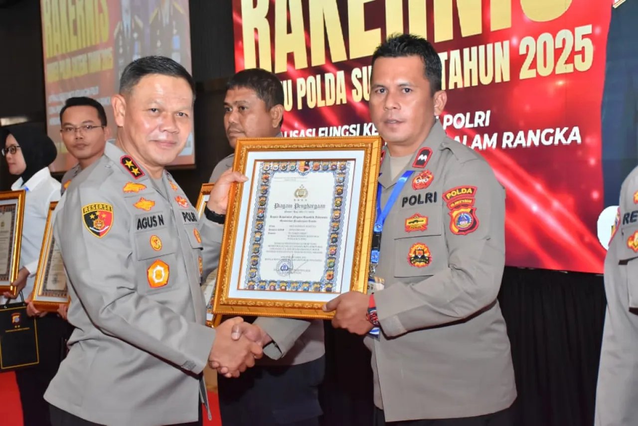 Lima Personel Polda Sulteng Raih Penghargaan Kapolri atas Capaian IKPA Sempurna