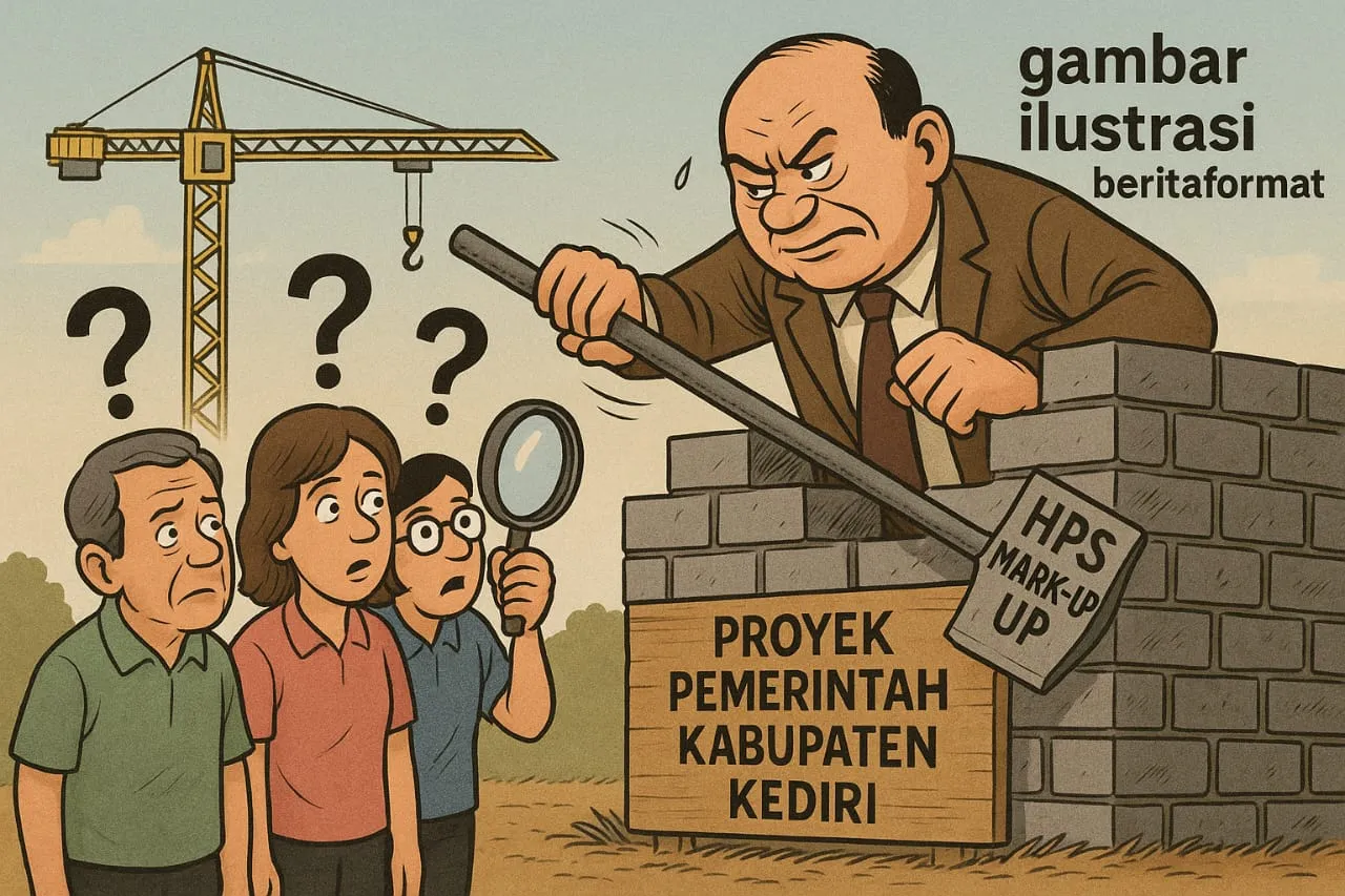 19 Paket Tender Konstruksi Pemkab Kediri Disorot, Diduga Ada Rekayasa Harga dan Seleksi Lemah