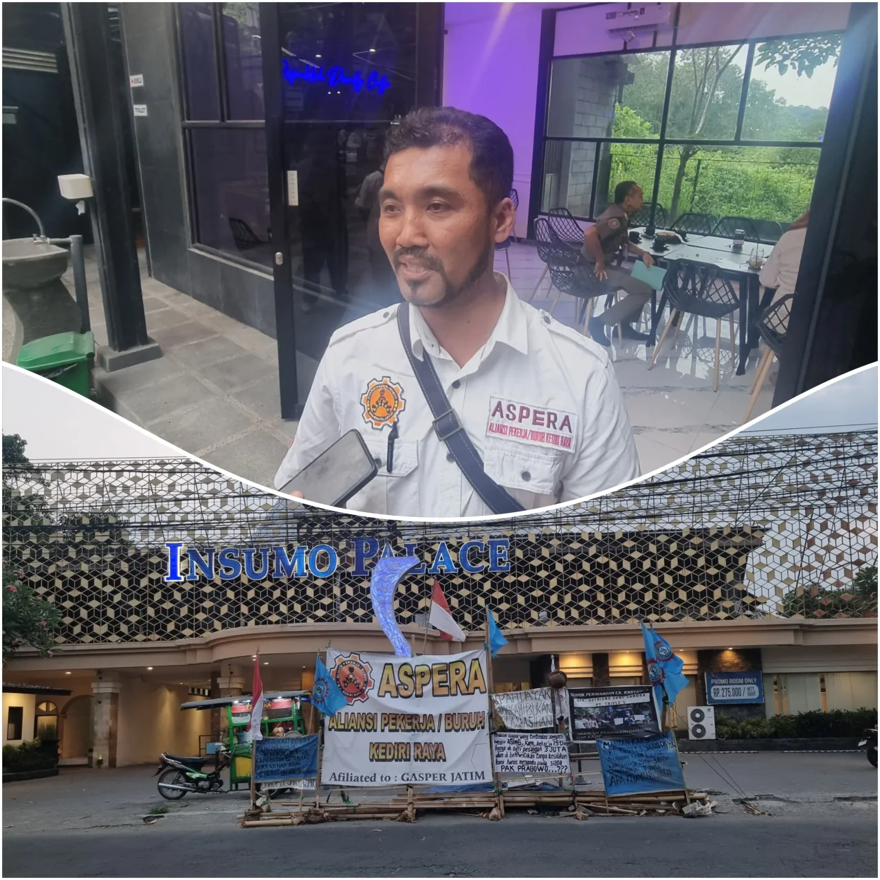 Pembongkaran Tenda Aksi di Kediri Picu Ketegangan, SPSI Ancam Aksi Massa Jelang APEKSI