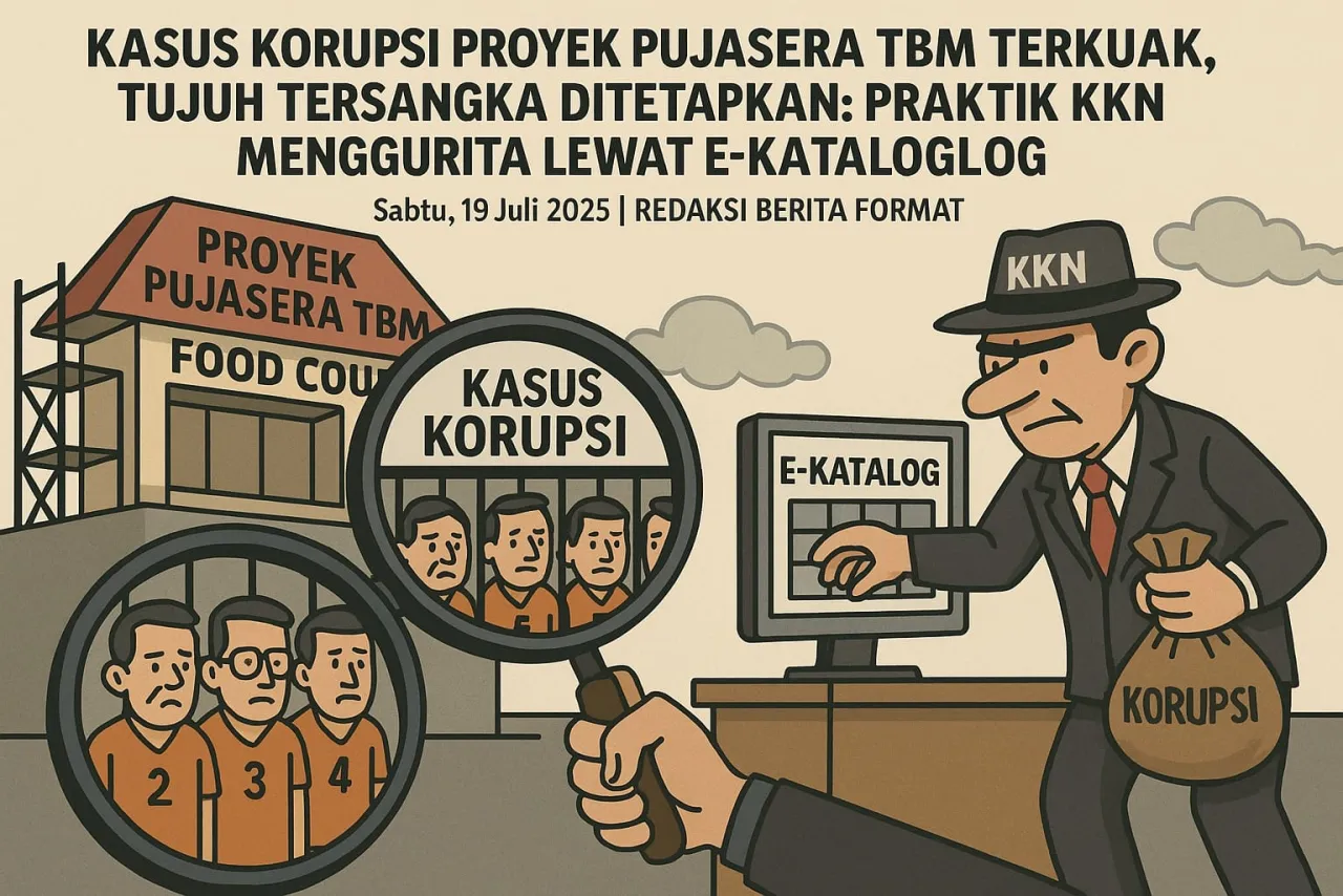 Kasus Korupsi Proyek Pujasera TBM Terkuak, Tujuh Tersangka Ditetapkan: Praktik KKN Menggurita Lewat E-Katalog