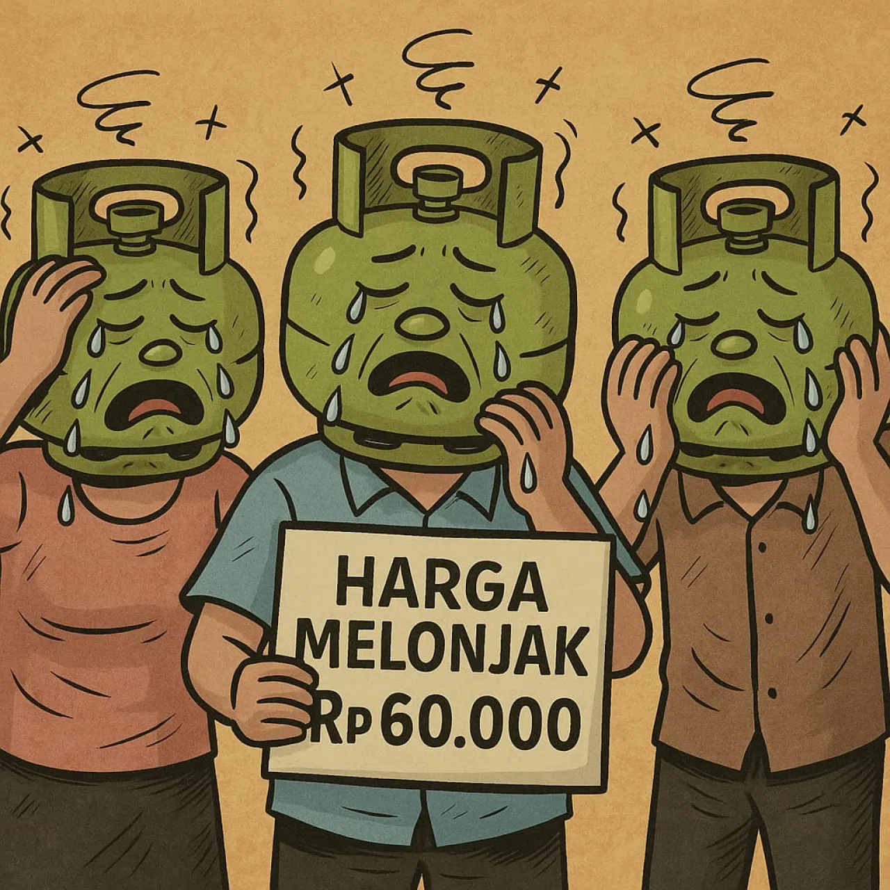Gas Subsidi Dijual Rp 60 Ribu di Kios, Warga Bolano Lambunu Resah