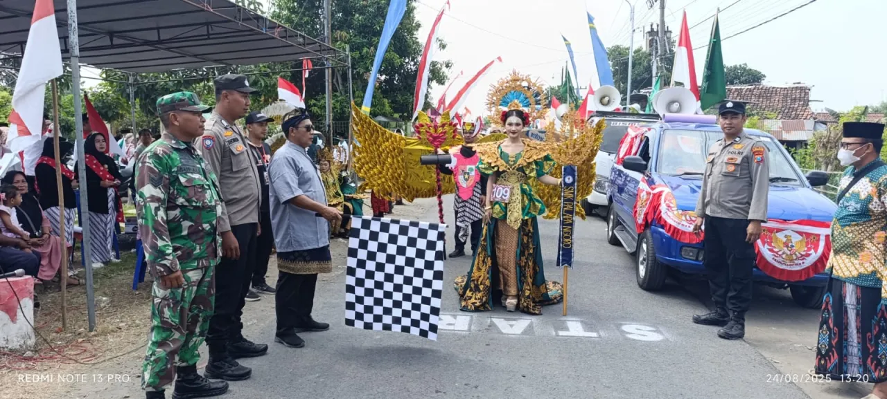 Desa Kauman Gelar Pawai Budaya HUT RI ke-80