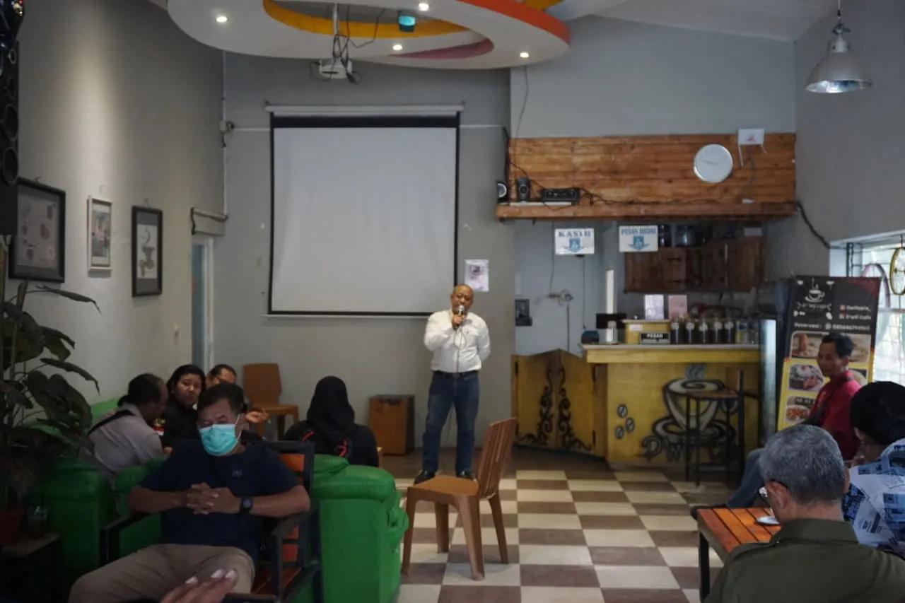 Ngopi Bareng, Jurnalis Kediri Raya Teguhkan Komitmen Jaga Marwah Pers