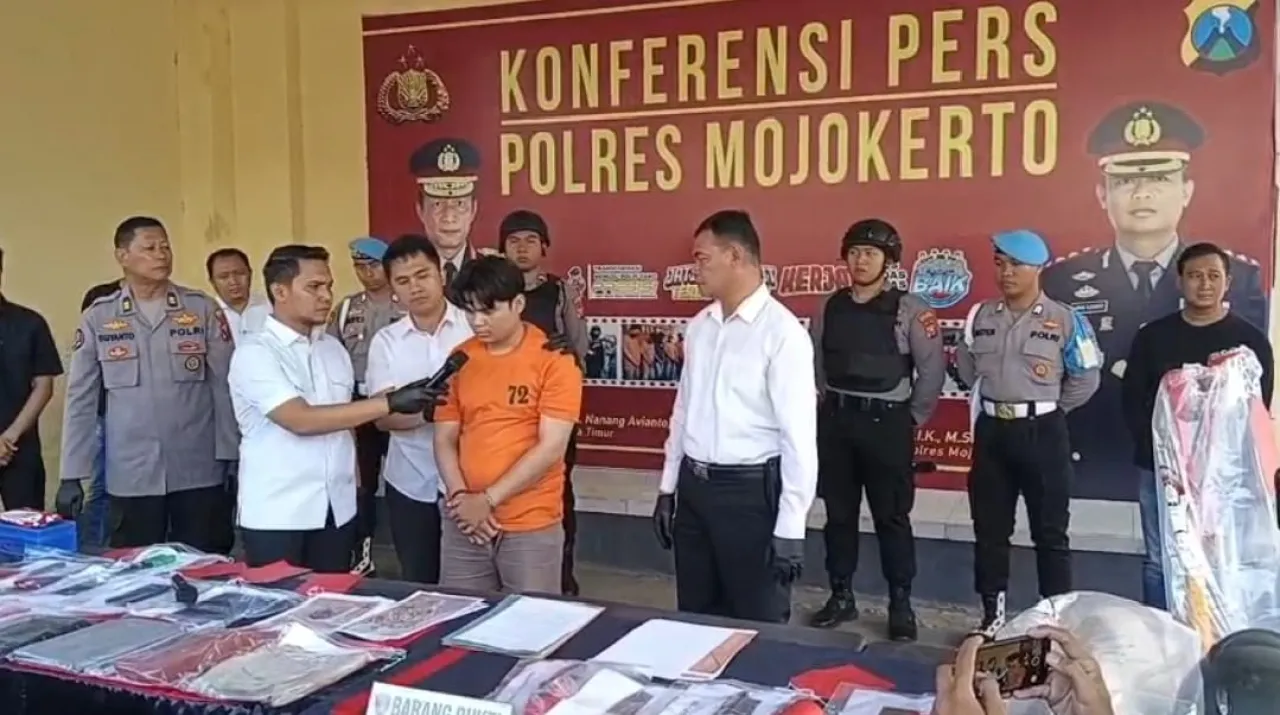 Polres Mojokerto Ungkap Kasus Mutilasi Pacet