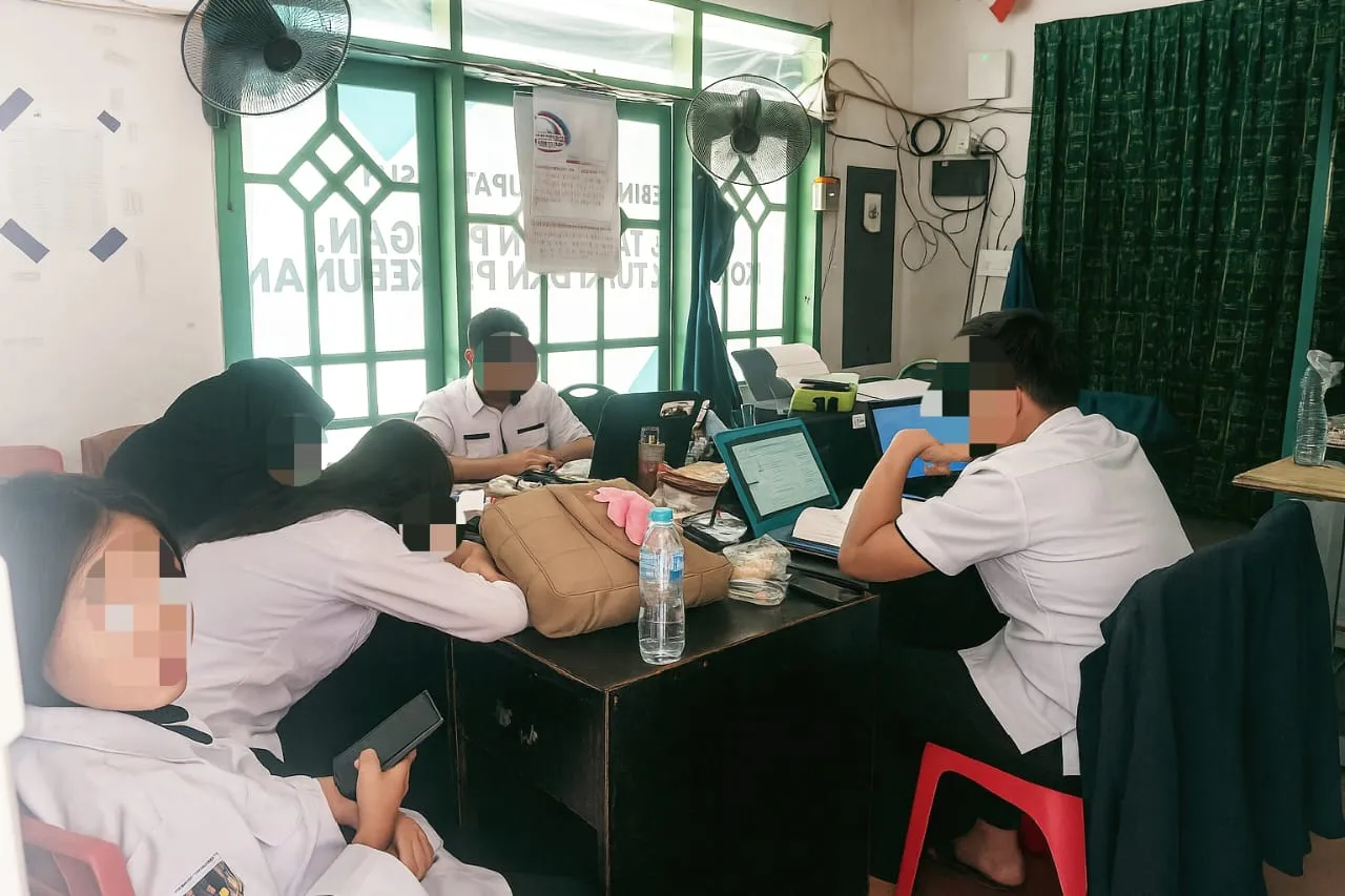 Kondisi salah satu ruang kerja di Dinas Tanaman Pangan, Holtikultura, dan Perkebunan Kabupaten Sigi (foto : agus_beritaformat.com)