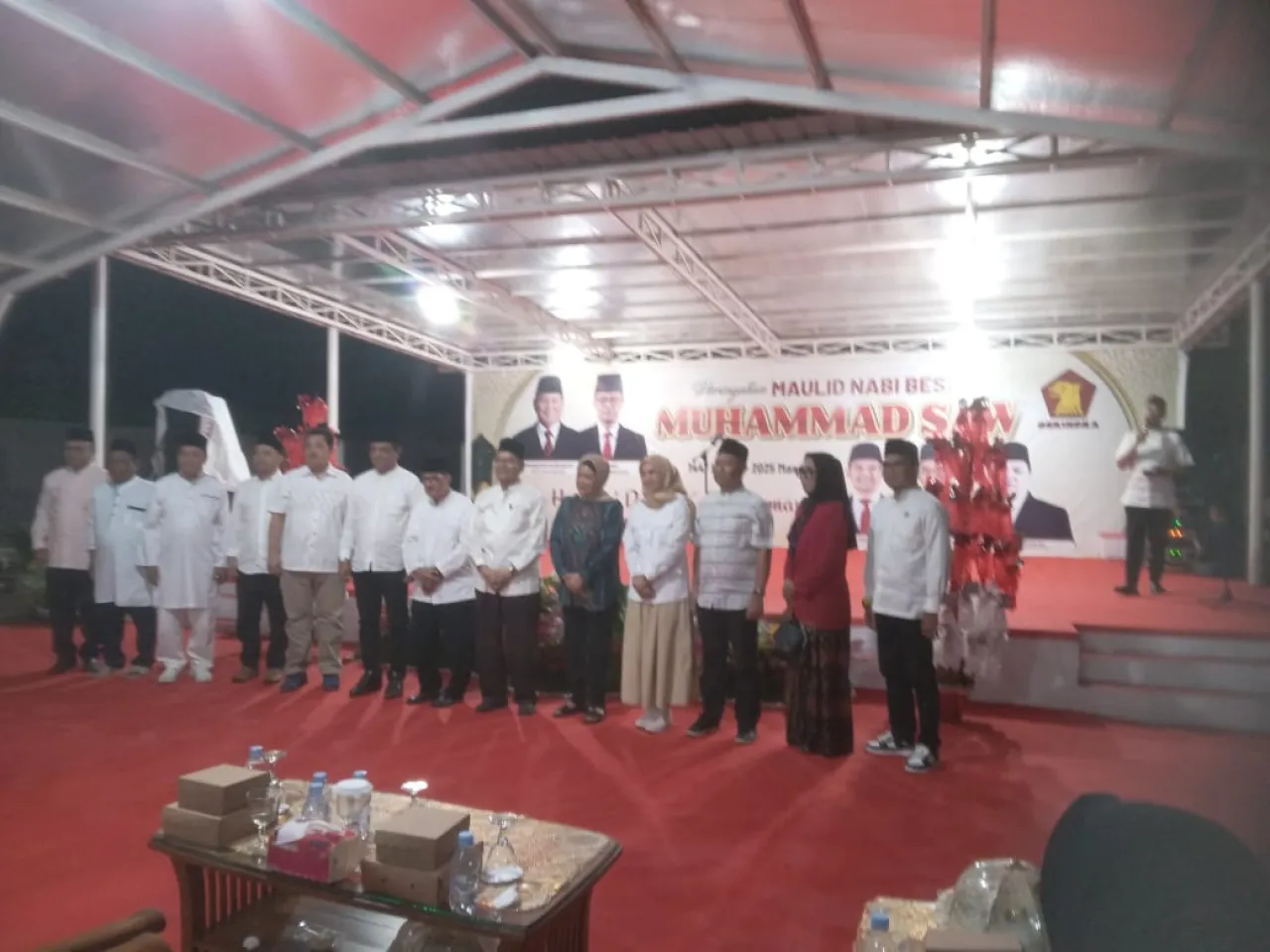 Gerindra Sulteng Gelar Maulid Nabi, Longki Tekankan Teladan Sosial Rasulullah
