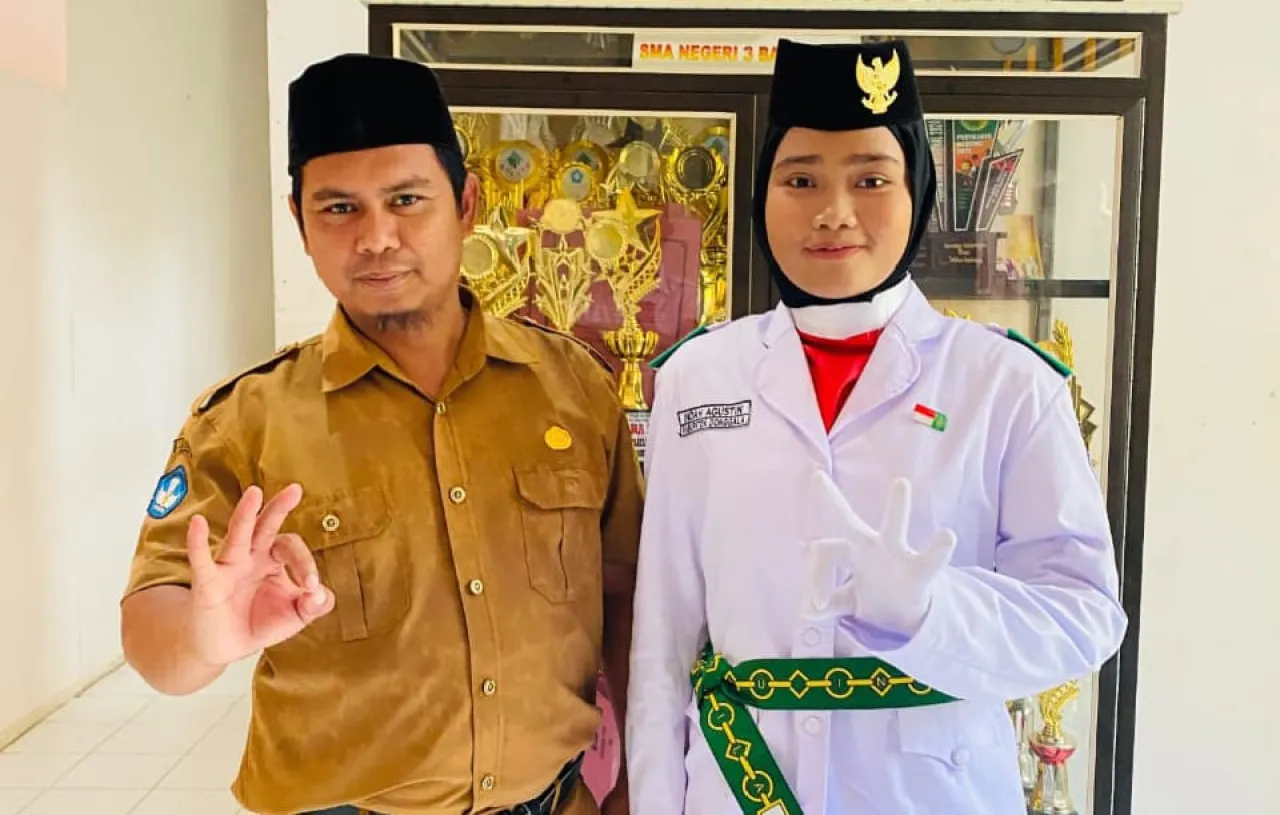 Siswi SMA Negeri 3 Balaesang Terpilih Jadi Duta Kebangsaan Paskibraka Donggala 2025