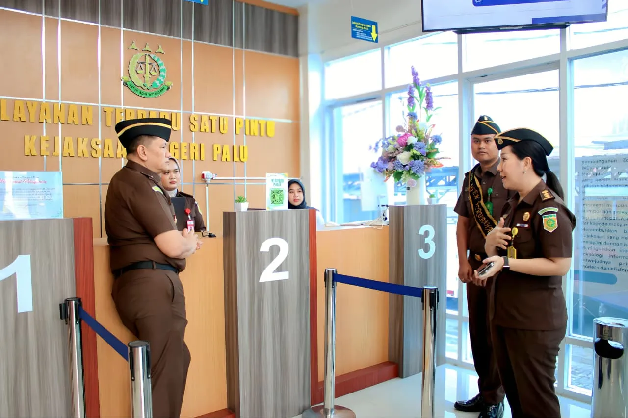 Sesjamwas Tinjau Kejari Palu, Dorong Penguatan Zona Integritas Menuju WBK 2025