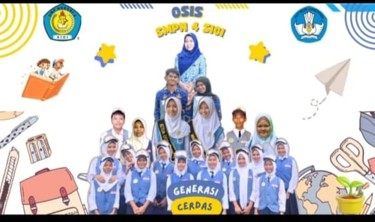 OSIS SMPN 4 Sigi eksis dalam kegiatan yang positif (foto : agus_beritaformat.com)