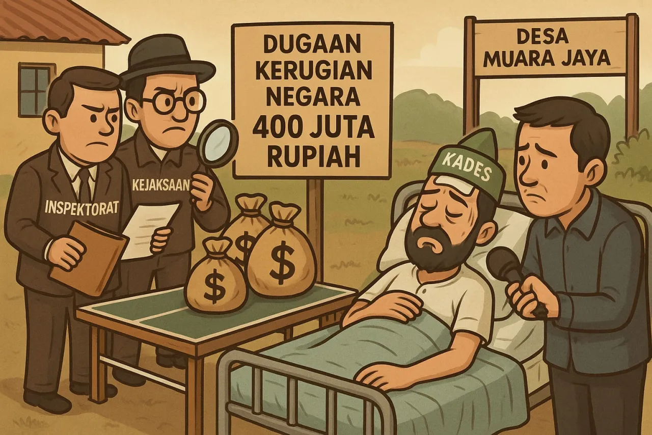 Dugaan Penyalahgunaan Dana Desa Muara Jaya, Warga Gelar Aksi Tuntut Transparansi