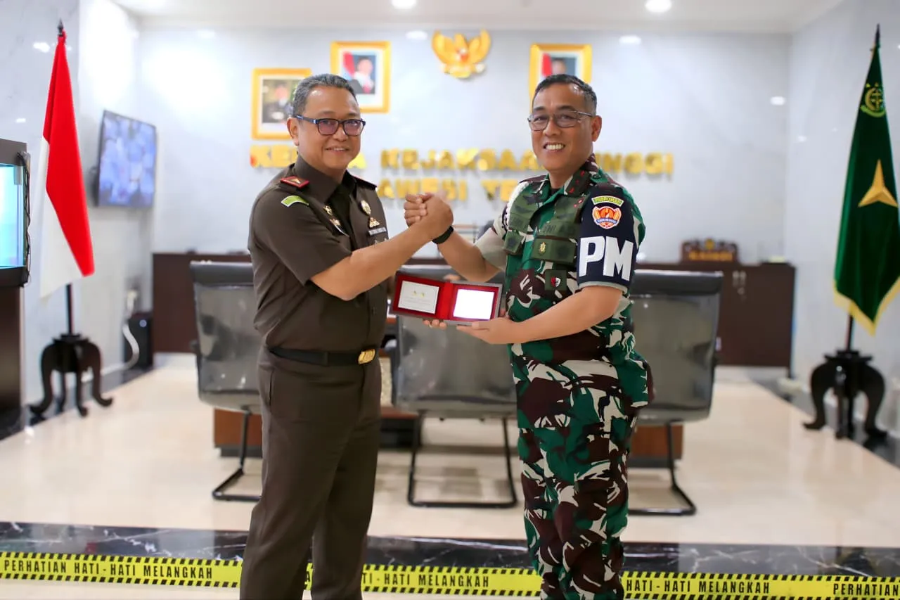 Kajati Sulteng Terima Kunjungan Danpuspomad, Perkuat Sinergi Penegakan Hukum dan Koordinasi antar Lembaga