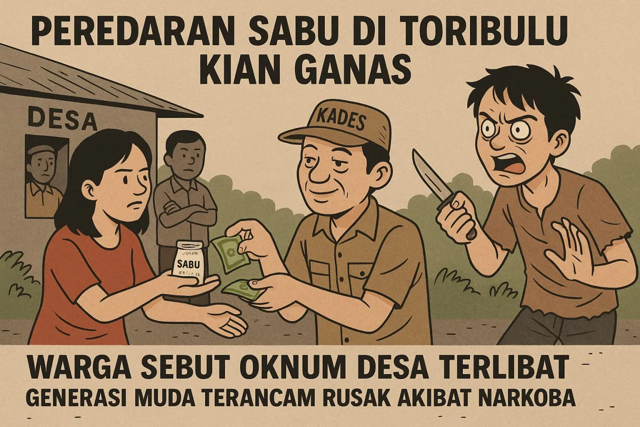 Peredaran Sabu di Toribulu Kian Ganas, Warga Sebut Oknum Desa Terlibat
