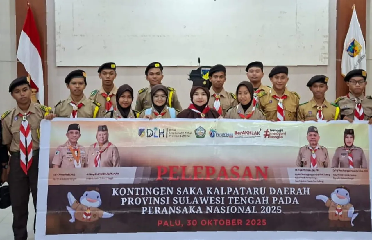Tiga Siswa SMAN 3 Balaesang Wakili Sulawesi Tengah di Perkemahan Nasional Saka Kalpataru 2025