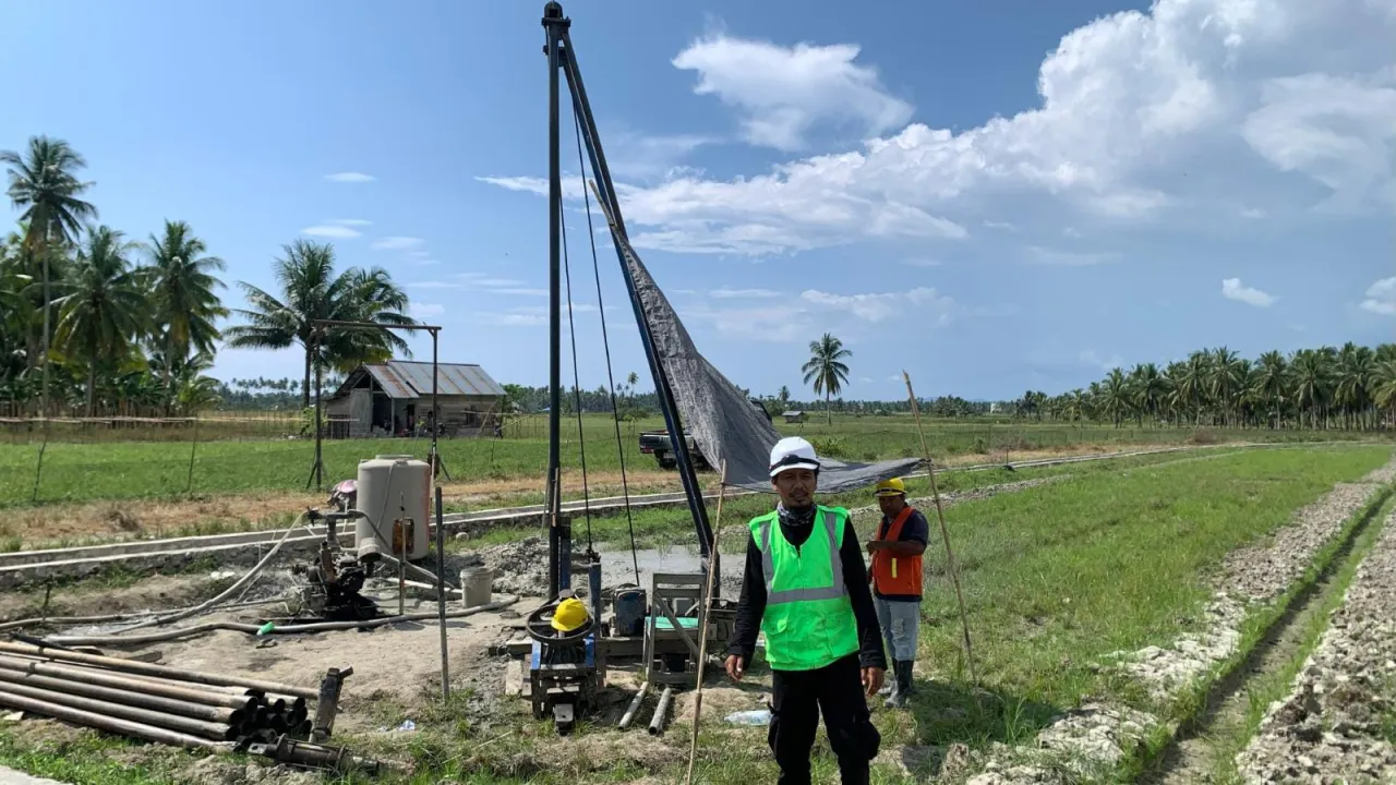 BWS Sulawesi III Genjot Pembangunan Jaringan Irigasi Air Tanah Dukung Swasembada Pangan Nasional