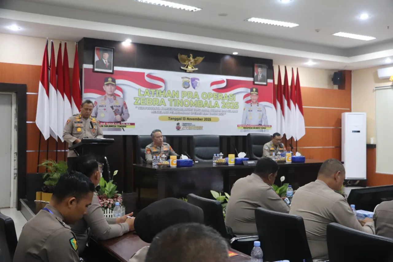Polda Sulteng Siagakan 728 Personel untuk Operasi Zebra Tinombala 2025
