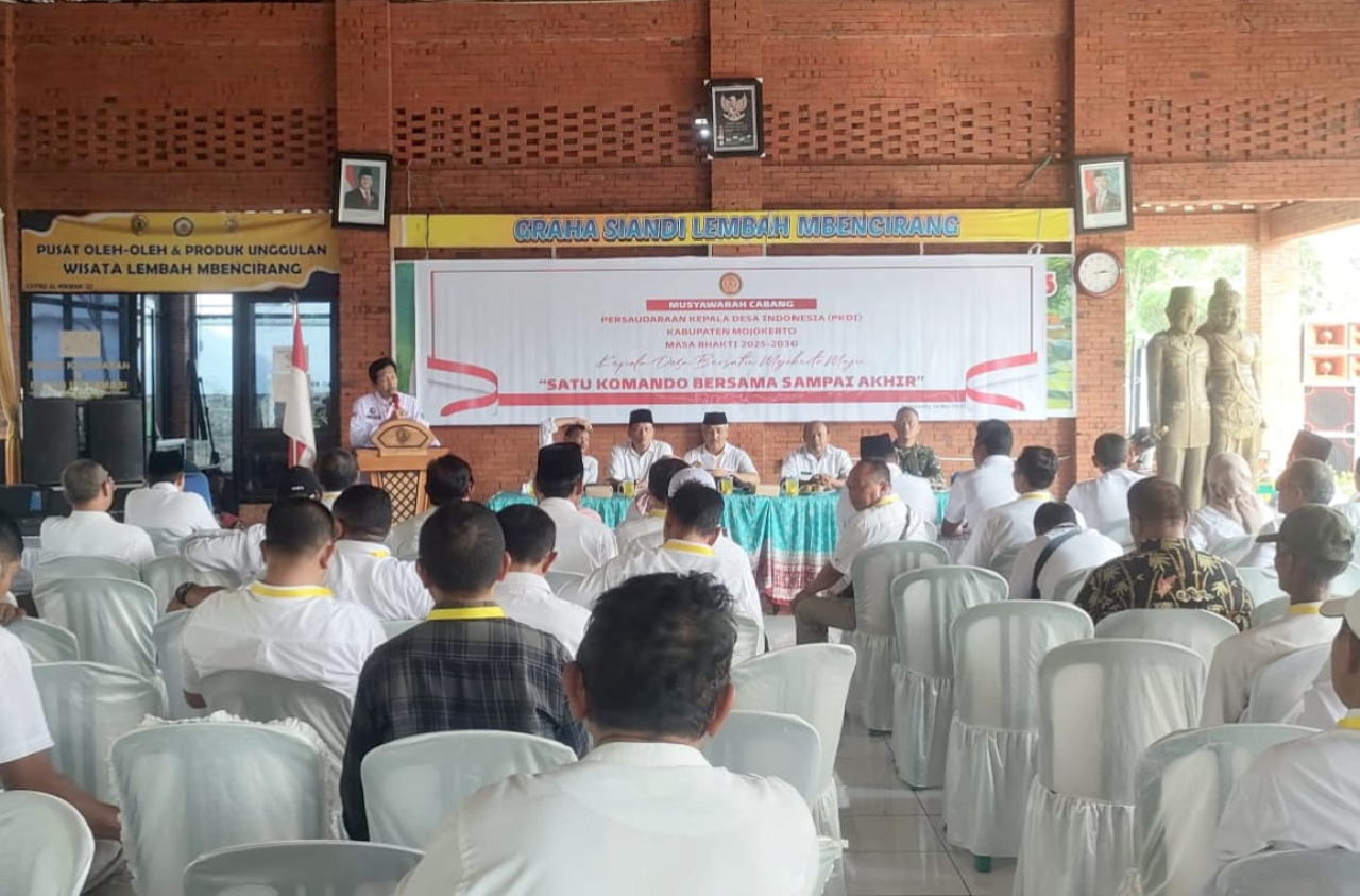 Suasana Muscab PADA yang dilaksanakan di pendopo wisata lembah mbencireng (foto : afandi_beritaformat.com)