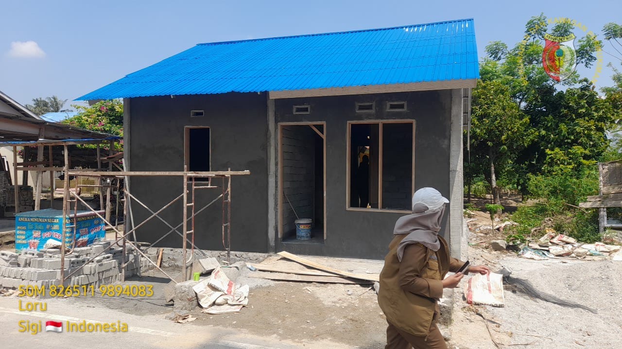 Rumah jadi yang dibangun menggunakan APBD dan APBN (foto : ashari_beritaformat.com)