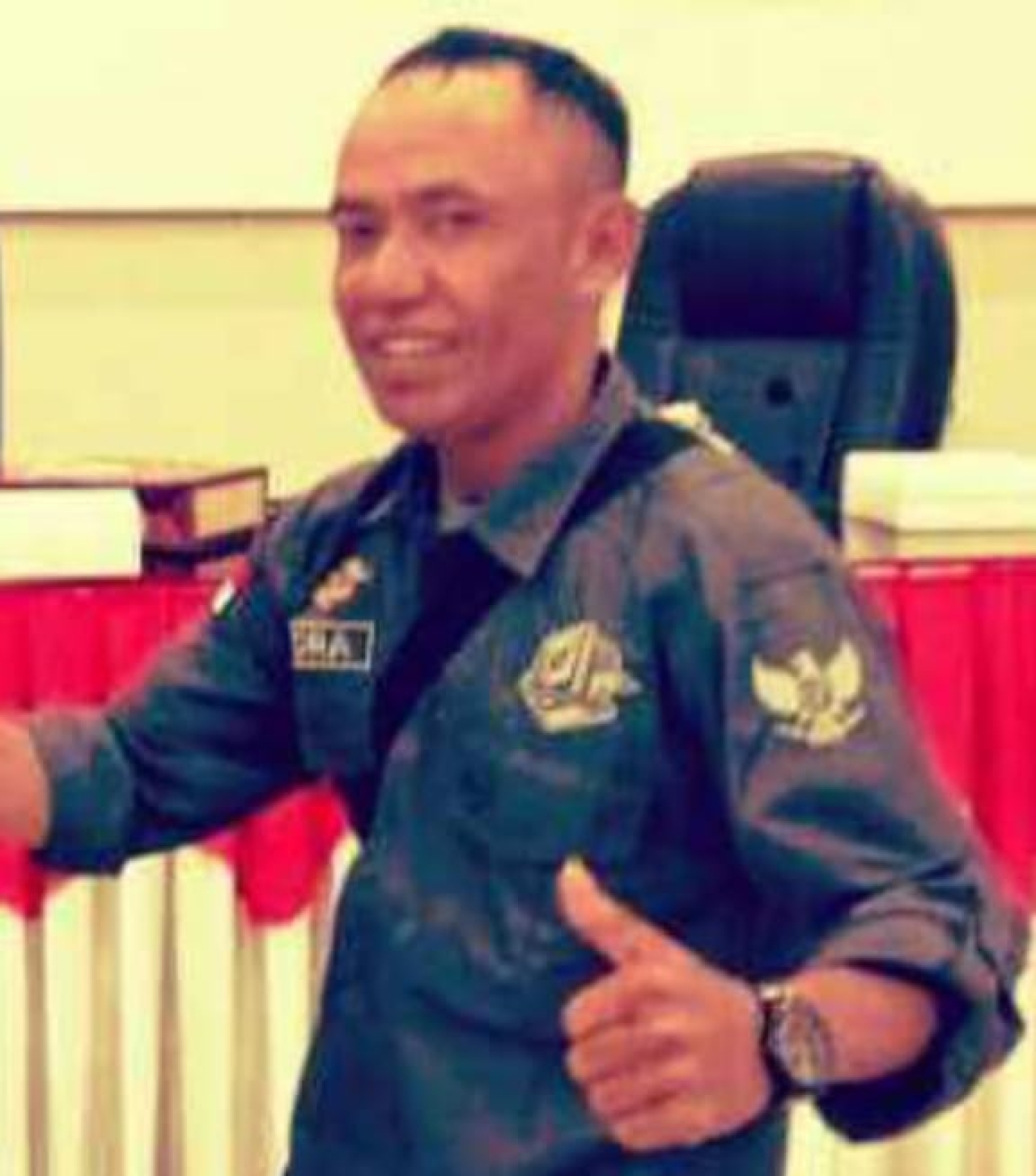 Indra salah satu jurnalis yang di tuduh melakukan pemerasan kepada sejumlah kepala sekolah dan kepala desa akan lakukan tuntutan atas pencemaran nama baiknya (foto : asri_beritaformat.com)