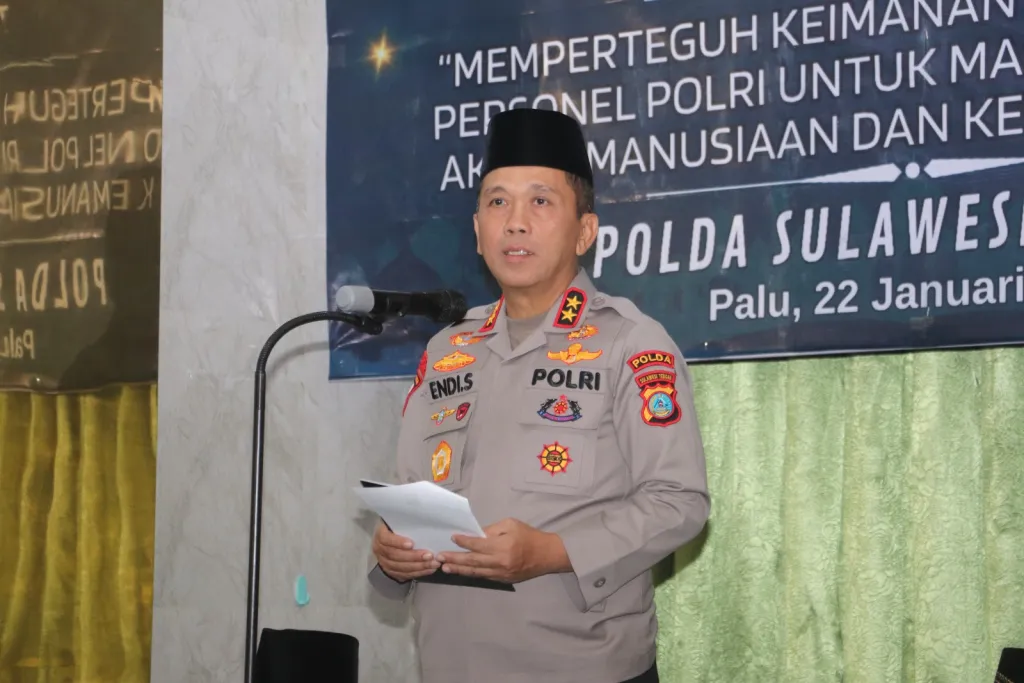Polda Sulteng Peringati Isra Mi’raj 1447 H, Kapolda Tekankan Iman, Takwa, dan Kepedulian Sosial