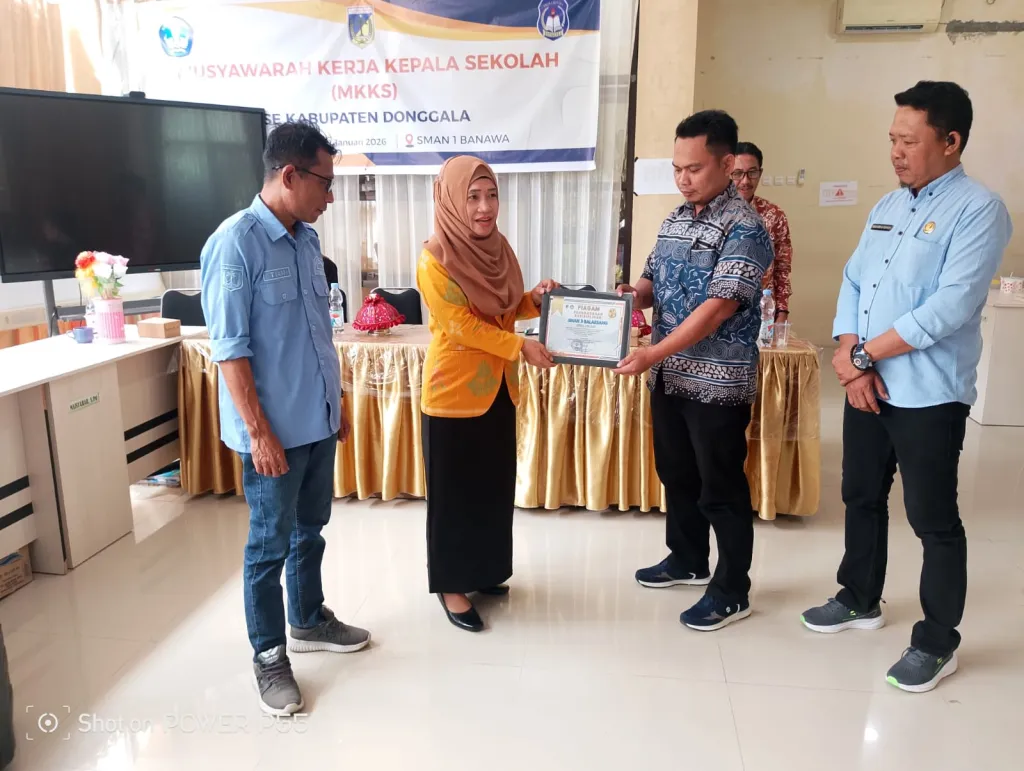 SMAN 3 Balaesang Dinobatkan sebagai Sekolah Terdisiplin 2025