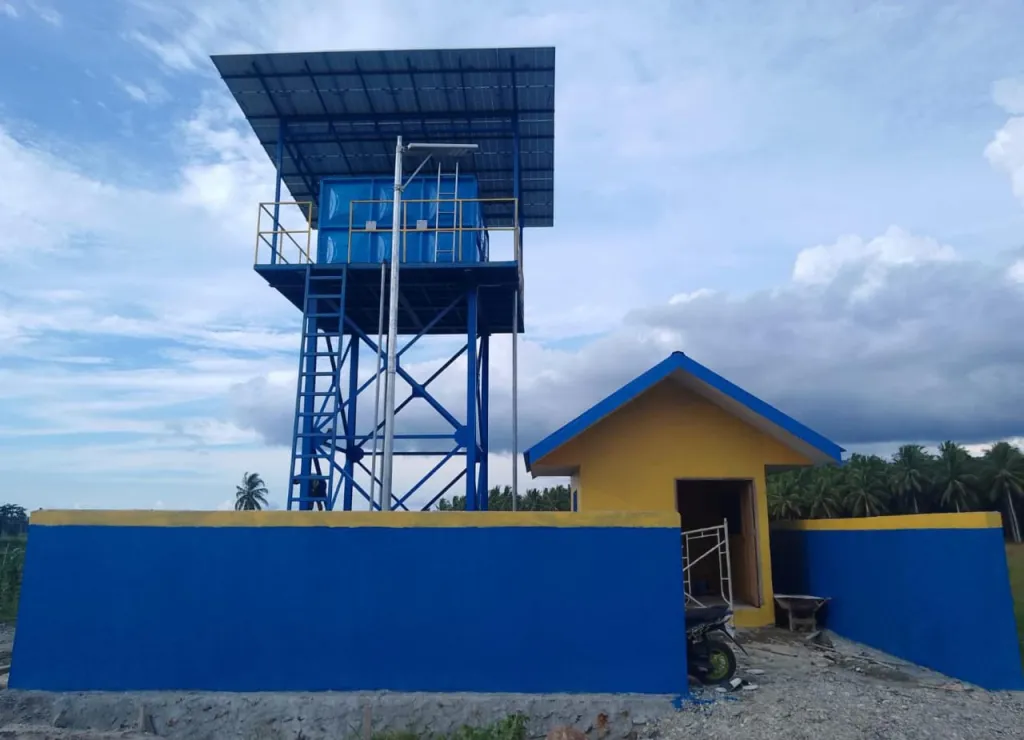 Progres pembangunan Jaringan Irigasi Air Tanah (JIAT) di Desa Mapane Tambu, Kecamatan Balaesang, Kabupaten Donggala rampung 100 persen (foto : agus_beritaformat)