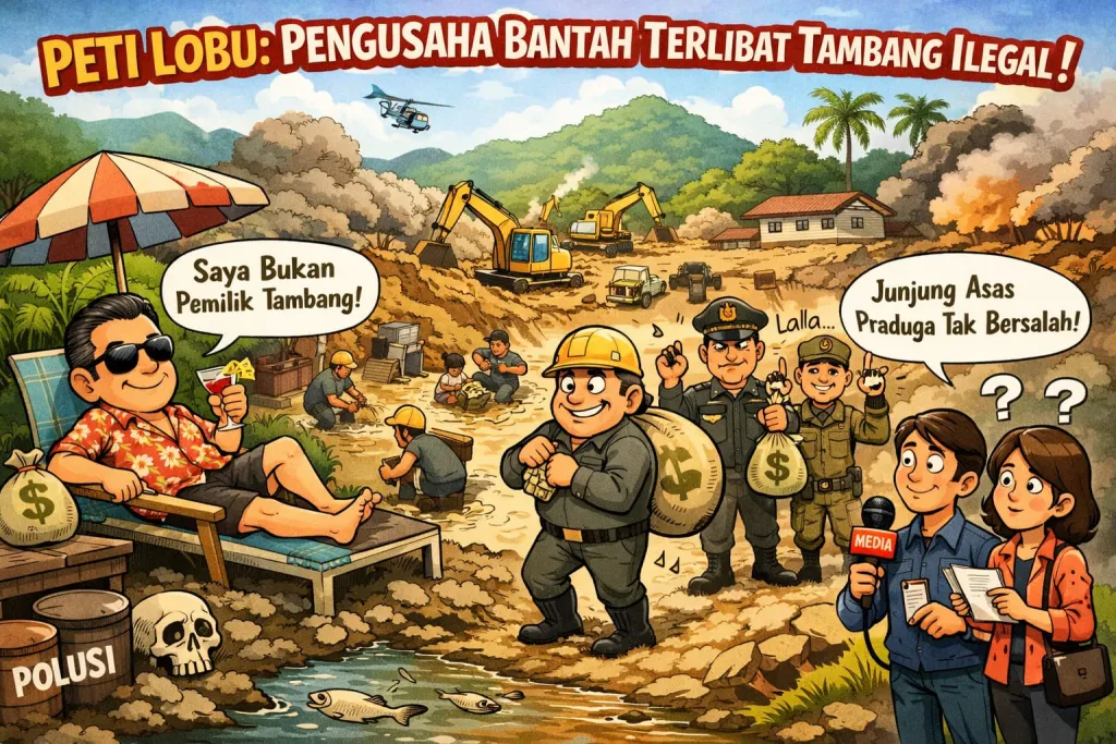 Disebut dalam Pemberitaan PETI Lobu, Pengusaha Bantah Terlibat Tambang Ilegal