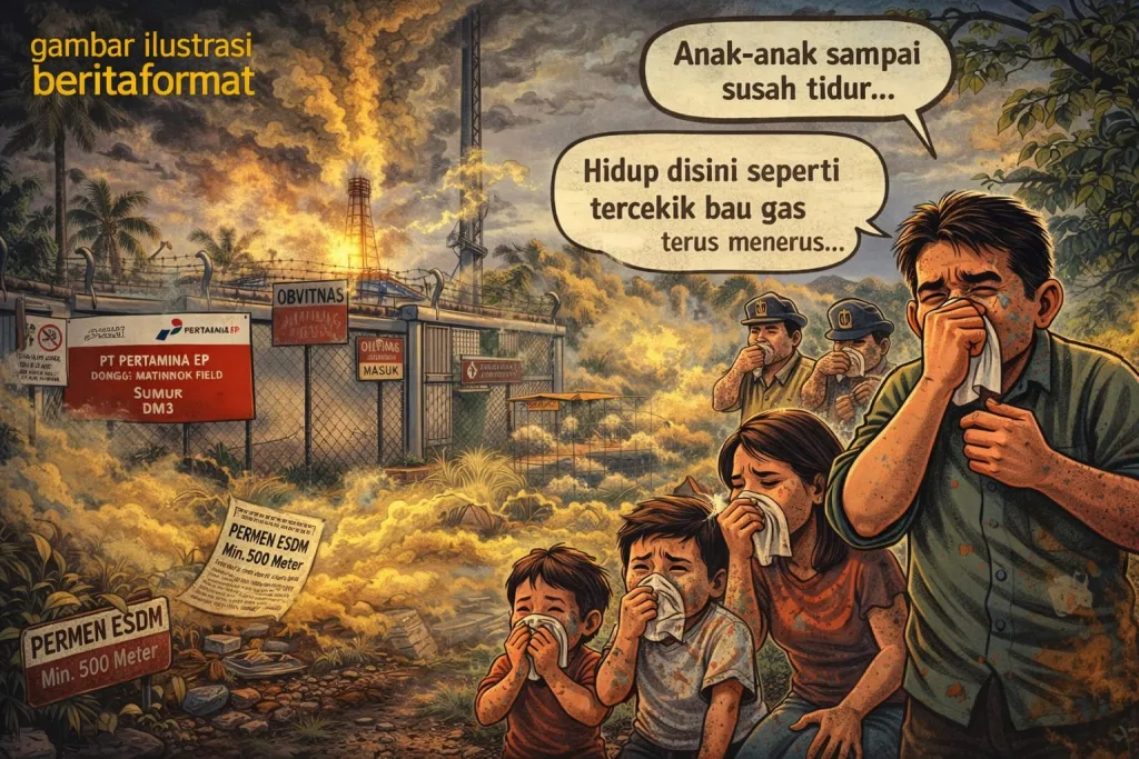 Sumur Migas ‘Sesak’ di Permukiman, Warga Kamiwangi Hirup Bau Gas Bertahun-Tahun