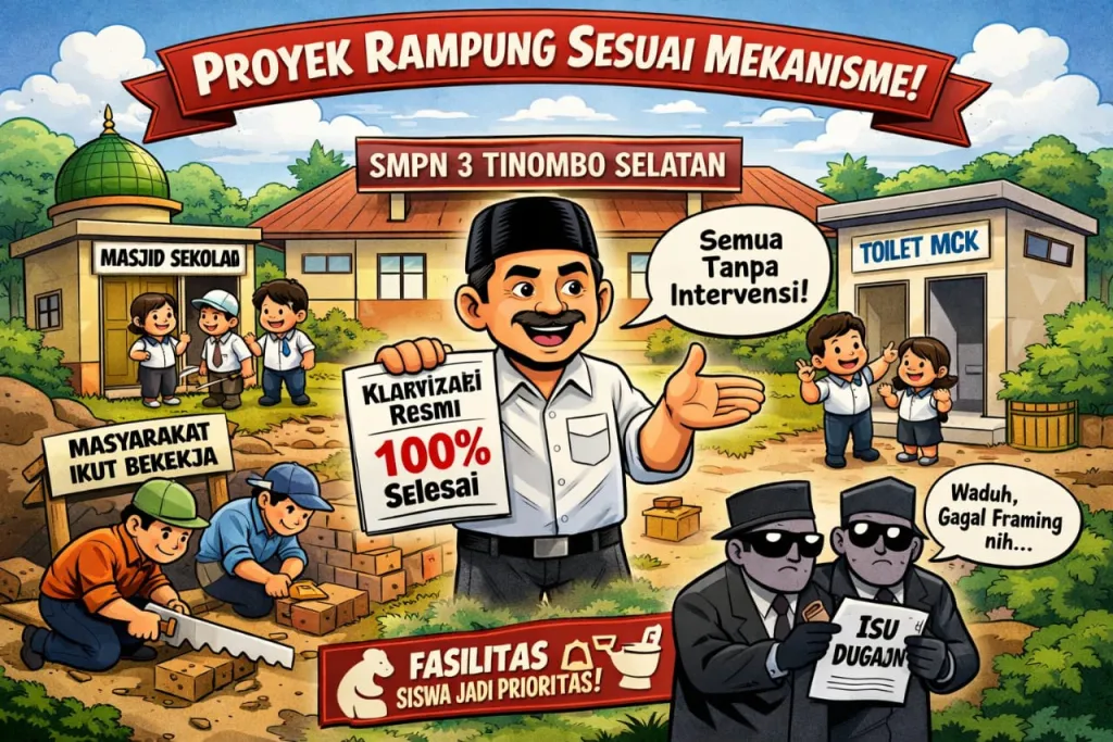 Dugaan Penyimpangan P2SP SMPN 3 Tinombo Selatan Dibantah, Kepsek: Proyek Rampung dan Sesuai Mekanisme