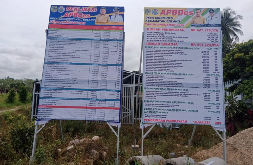 Transparansi Jadi Prioritas, Pemdes Sidomukti Publikasikan APBDes 2026